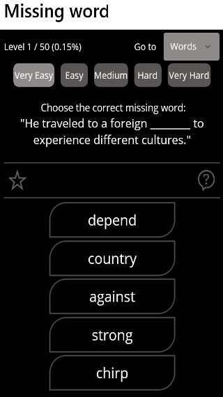 Missing word